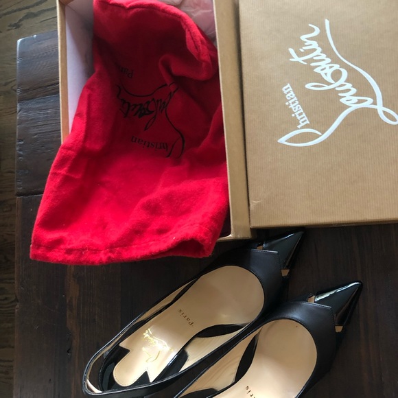 Christian Louboutin Air Chance 100 Black Size 39 - Picture 4 of 5